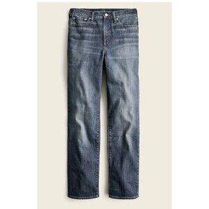 J. Crew High Rise 90s Classic Straight Jeans Buoy Wash Blue Stretch Size 26